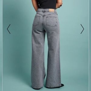 NA-KD Organic Soft Rigid Wide Jeans